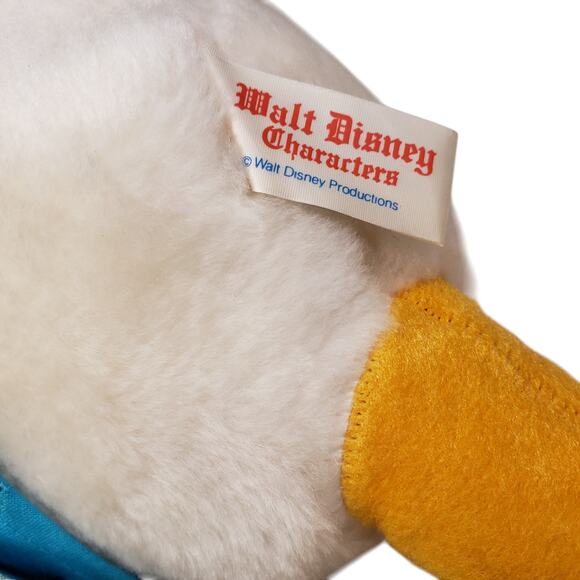 Vintage Disney Donald Duck Plush with Tags 12" Disneyland - Picture 11 of 14